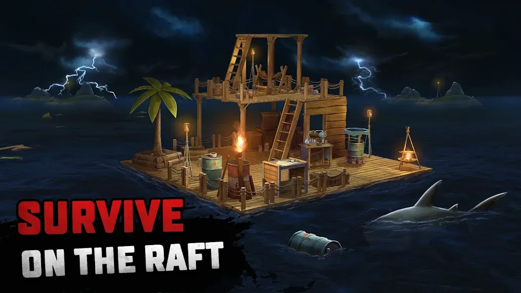 Raft® Survival - Ocean Nomad (Рафт)  [МОД Бесконечные деньги] Screenshot 1