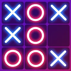 Взлом Tic Tac Toe 2 Player: XO Game (Тик Так Тоу 2 игрока)  [МОД Меню] - последняя версия apk на Андроид