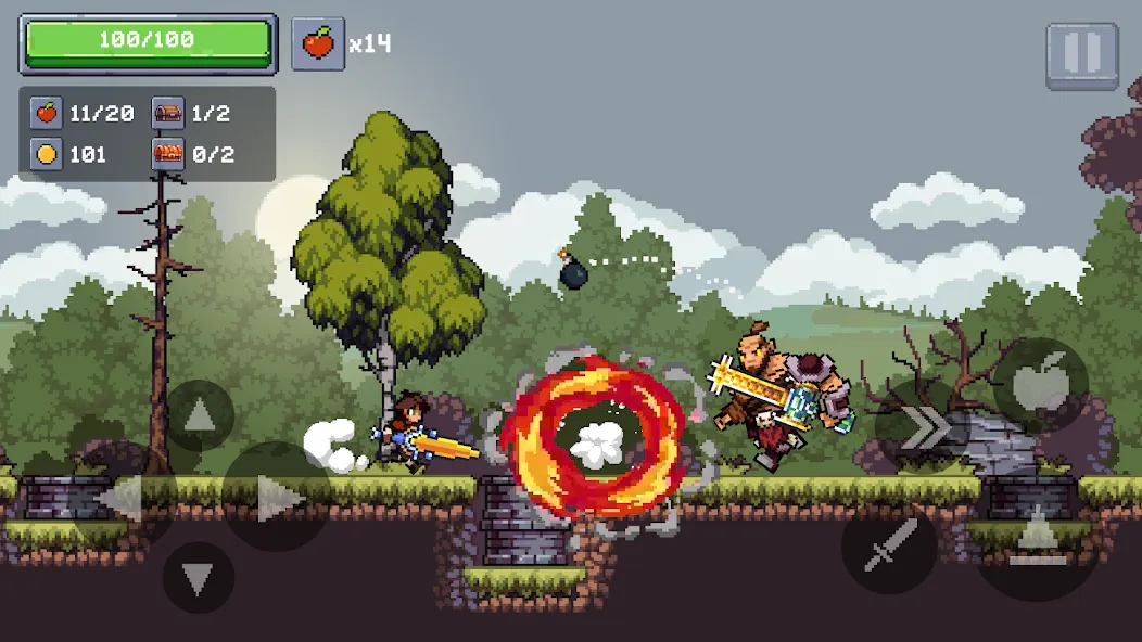 Apple Knight 2: Action Game (Эппл Найт)  [МОД Mega Pack] Screenshot 5