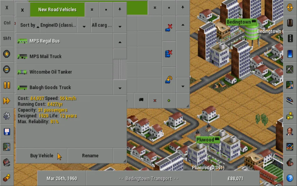 OpenTTD (Открой ТТД)  [МОД Все открыто] Screenshot 2