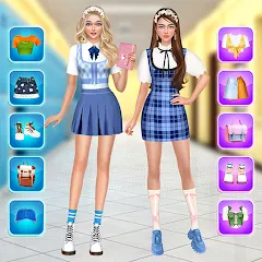 Взлом College Dress Up for Girls (Капель Макеовер)  [МОД Бесконечные монеты] - полная версия apk на Андроид