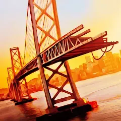 Взлом Bridge Construction Simulator (Бридж Конструкшн Симулятор)  [МОД Много денег] - полная версия apk на Андроид