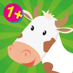 Скачать взломанную Farm animals game for babies  [МОД Бесконечные деньги] - последняя версия apk на Андроид