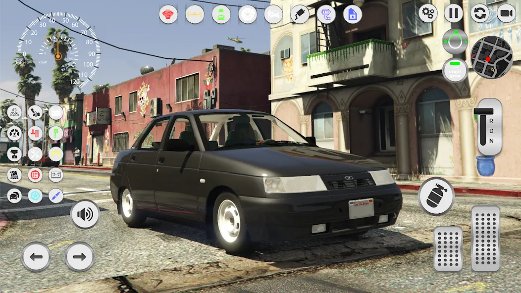 Lada 2110: Urban Simulator  [МОД Mega Pack] Screenshot 1