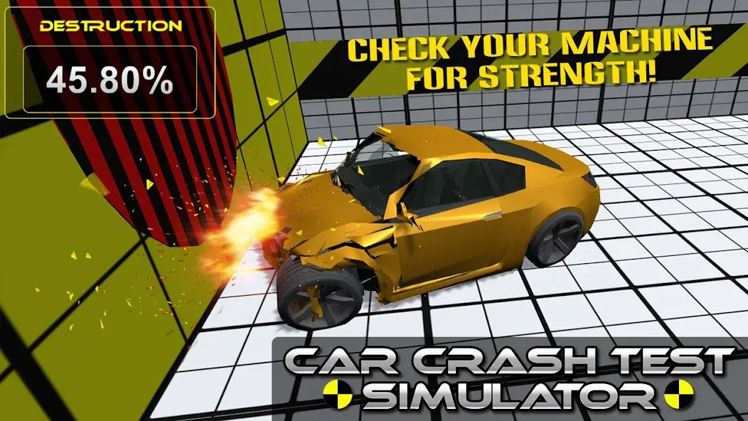 Car Crash Test Simulator  [МОД Бесконечные монеты] Screenshot 1