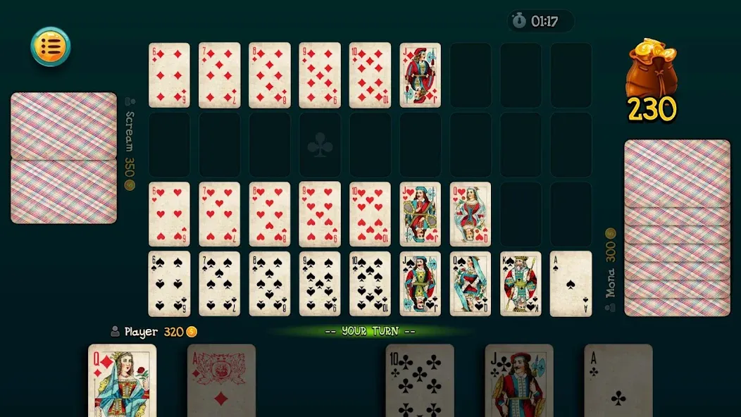 Nine Card Game online offline  [МОД Бесконечные деньги] Screenshot 1