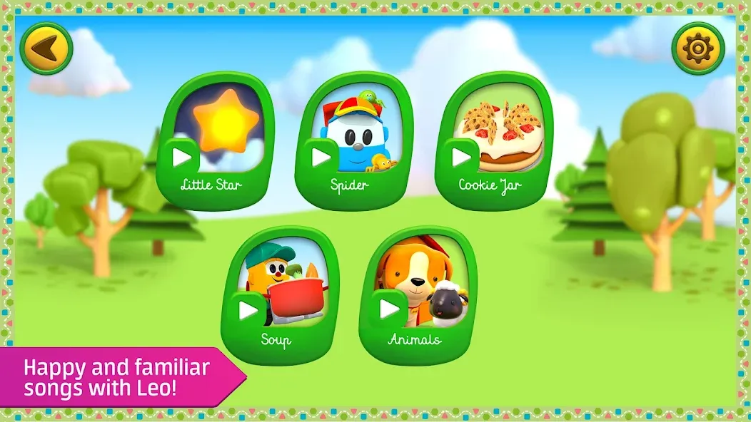 Leo kids songs and music games  [МОД Unlocked] Screenshot 4