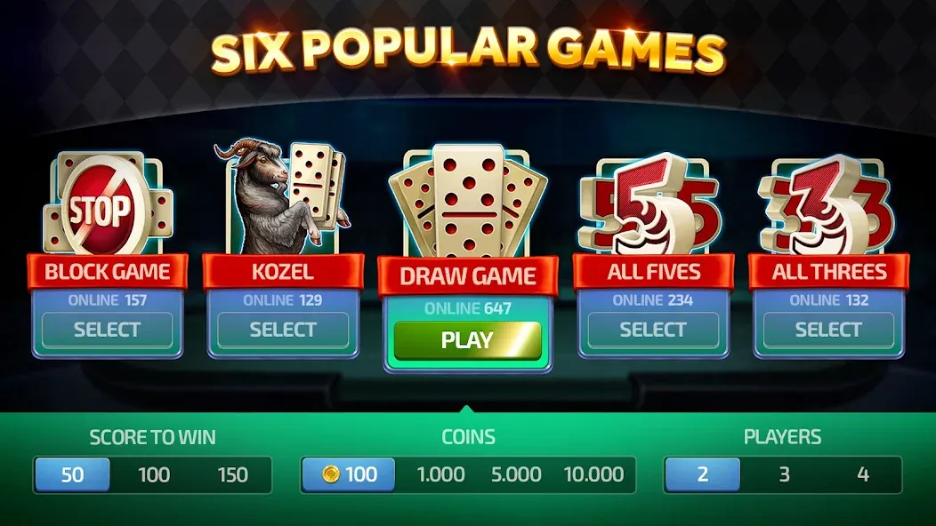 Domino - Dominos online game  [МОД Mega Pack] Screenshot 3