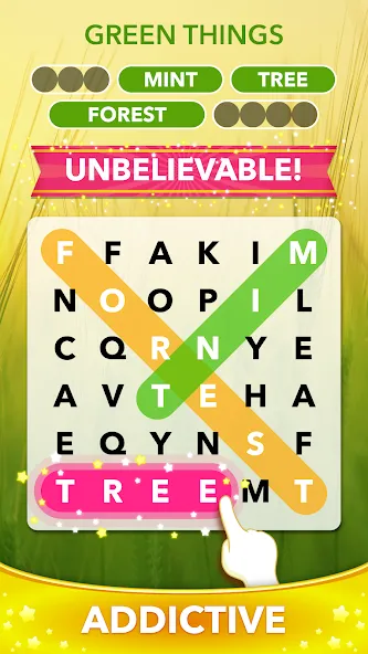 Word Heaps Search - Word Games (Ворд Хипс Срч)  [МОД Бесконечные деньги] Screenshot 2
