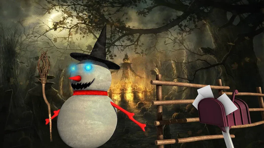 Evil Scary Snowman  Games 3d (Ивил Скари Сноумэн Геймс 3д)  [МОД Бесконечные деньги] Screenshot 2