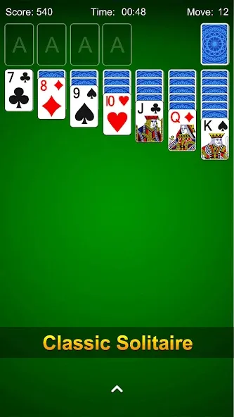 Solitaire - Classic Card Game (Солитер)  [МОД Много монет] Screenshot 2