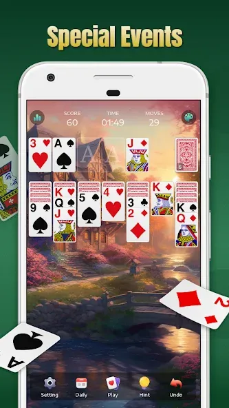 Solitaire - Classic Card Games  [МОД Unlocked] Screenshot 3