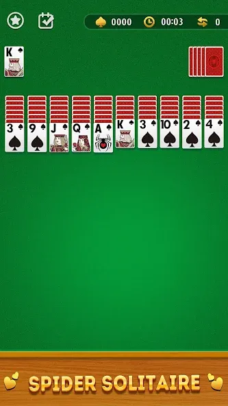 Spider Solitaire Card Game  [МОД Unlimited Money] Screenshot 1