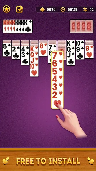 Spider Solitaire Card Game  [МОД Unlimited Money] Screenshot 2