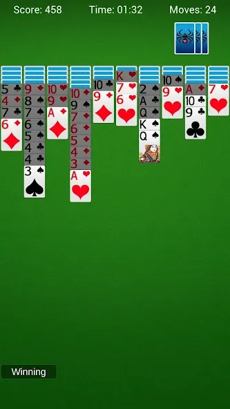 Spider Solitaire - Card Games  [МОД Mega Pack] Screenshot 3