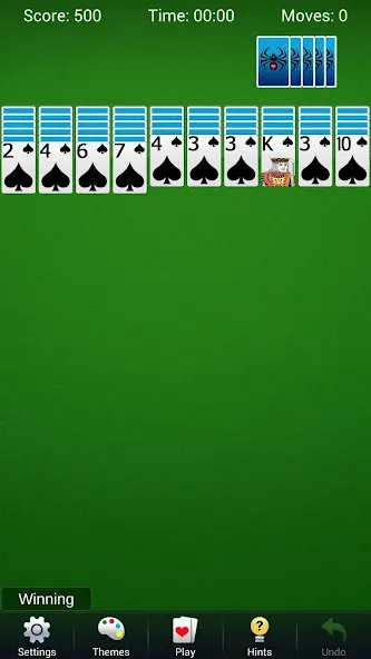 Spider Solitaire - Card Games  [МОД Mega Pack] Screenshot 4