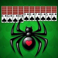 Взлом Spider Solitaire - Card Games  [МОД Mega Pack] - стабильная версия apk на Андроид