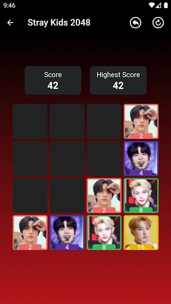 Stray Kids 2048 Game (Стрей Кидз 2048 игра)  [МОД Бесконечные деньги] Screenshot 3