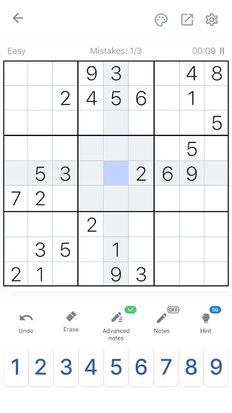 Sudoku - Classic Sudoku Puzzle  [МОД Бесконечные монеты] Screenshot 4