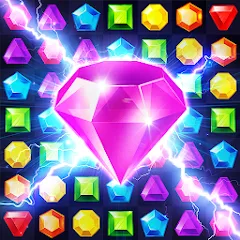 Скачать взлом Jewels Planet - Match 3 Puzzle  [МОД Бесконечные монеты] - полная версия apk на Андроид