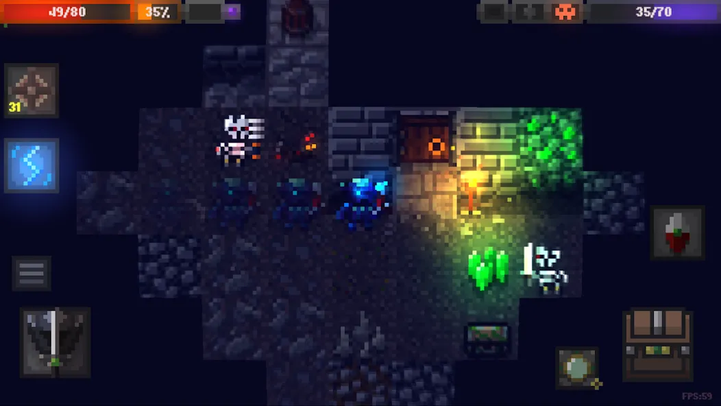 Caves (Roguelike) (Кэйвс)  [МОД Меню] Screenshot 1