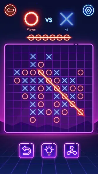 Tic Tac Toe 2 Player: XOXO  [МОД Unlocked] Screenshot 5