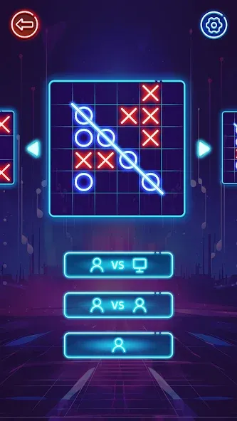 OX Game - XOXO · Tic Tac Toe  [МОД Unlocked] Screenshot 2