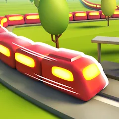 Скачать взломанную Train Adventure - Line Game (Трейн Эдвенчер)  [МОД Mega Pack] - полная версия apk на Андроид