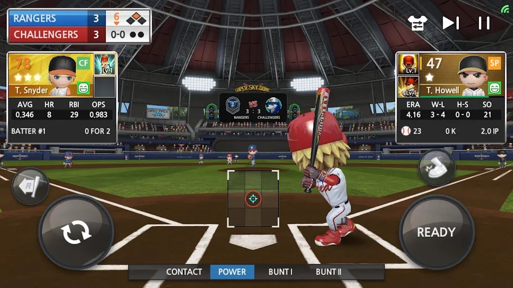 BASEBALL 9 (БЕЙСБОЛ 9)  [МОД Mega Pack] Screenshot 1