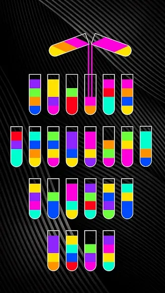 SortPuz 3D: Water Color Sort (СортПаз 3Д)  [МОД Бесконечные монеты] Screenshot 2