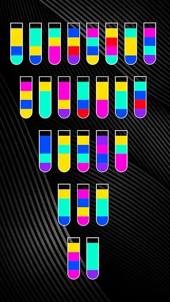 SortPuz 3D: Water Color Sort (СортПаз 3Д)  [МОД Бесконечные монеты] Screenshot 4