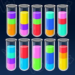 Скачать взлом SortPuz 3D: Water Color Sort (СортПаз 3Д)  [МОД Бесконечные монеты] - стабильная версия apk на Андроид
