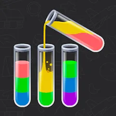 Скачать взломанную Water Sort Puzzle - Sort Color  [МОД Unlimited Money] - стабильная версия apk на Андроид