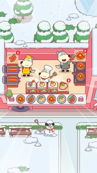 Wolfoo Snack Bar, Restaurant  [МОД Unlocked] Screenshot 3